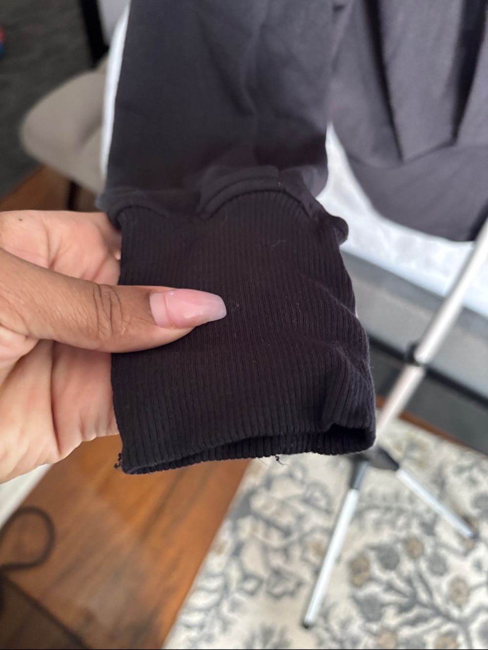 Athleta Black Full-Zip Hooded Jacket - Picture 7 of 9
